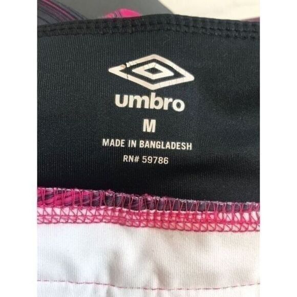 Umbro leggings  pink and black size M 0095 - Picture 7 of 8